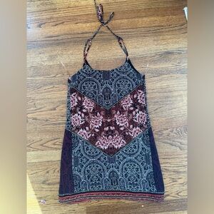 Socialite Black and Red Mini Dress